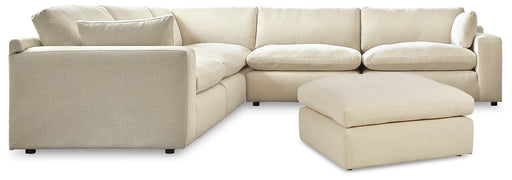 Elyza 5-Piece Sectional with Ottoman Royal Furniture