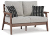 Emmeline Outdoor Loveseat with Coffee Table Royal Furniture