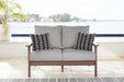 Emmeline Outdoor Loveseat with Coffee Table Royal Furniture