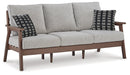 Emmeline Outdoor Sofa and Loveseat with Coffee Table and 2 End Tables Royal Furniture