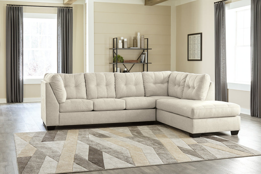 Falkirk 2-Piece Sectional with Ottoman Royal Furniture