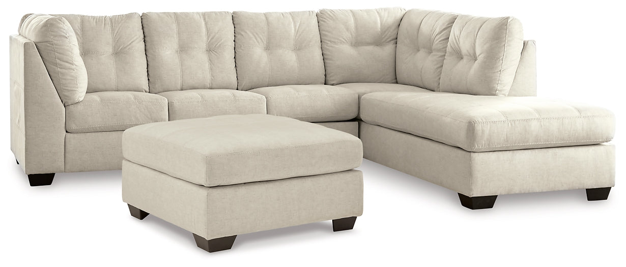 Falkirk 2-Piece Sectional with Ottoman Royal Furniture