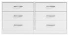 Flannia Six Drawer Dresser Royal Furniture