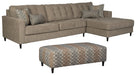 Flintshire 2-Piece Sectional with Ottoman Royal Furniture