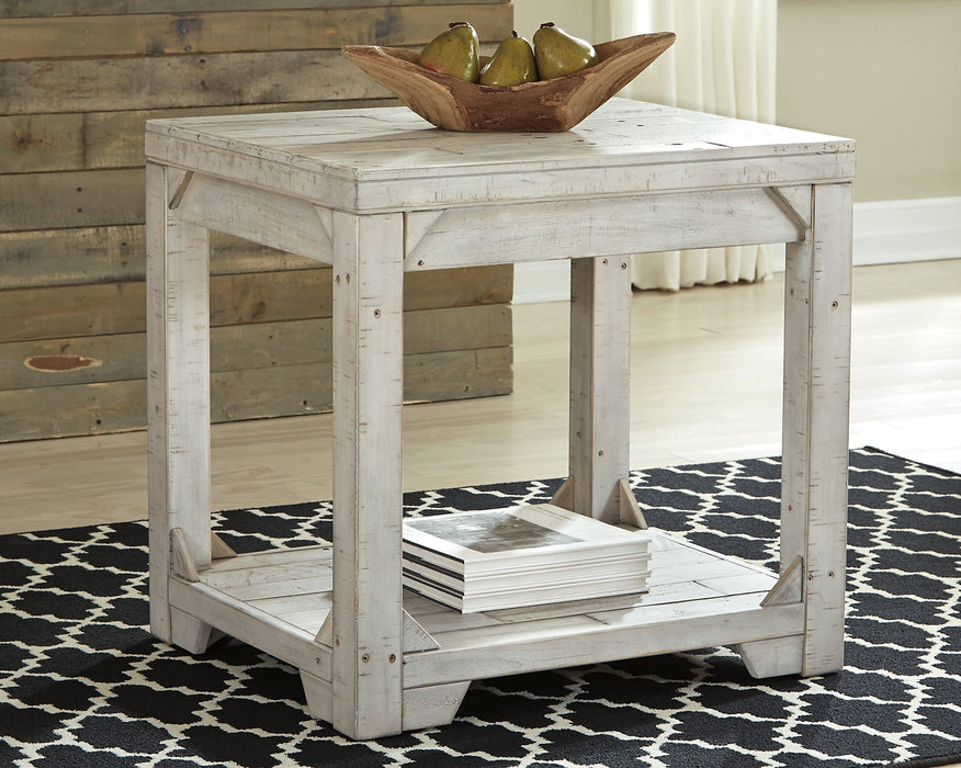 Fregine Rectangular End Table Royal Furniture