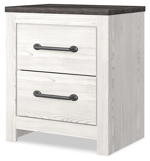 Gerridan Two Drawer Night Stand Royal Furniture