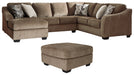 Graftin 3-Piece Sectional with Ottoman Royal Furniture