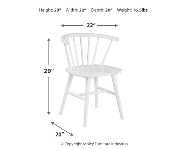 Grannen Dining Room Side Chair (2/CN) Royal Furniture