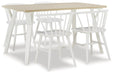 Grannen Dining Table and 4 Chairs Royal Furniture