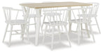 Grannen Dining Table and 6 Chairs Royal Furniture