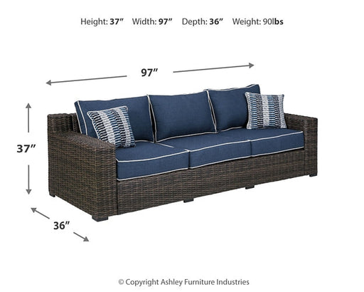 Grasson Lane Sofa with Cushion Royal Furniture