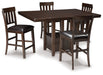 Haddigan Counter Height Dining Table and 4 Barstools Royal Furniture