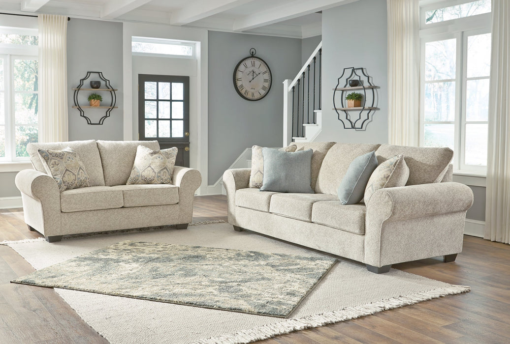 Haisley Sofa, Loveseat, Chair and Ottoman Royal Furniture