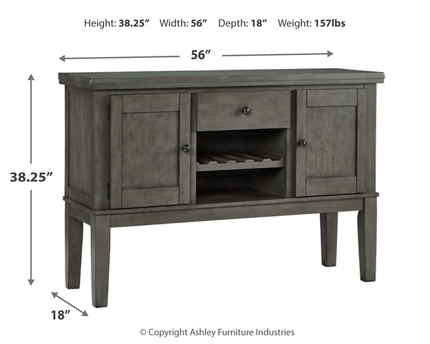 Hallanden Counter Height Dining Table and 4 Barstools with Storage Royal Furniture