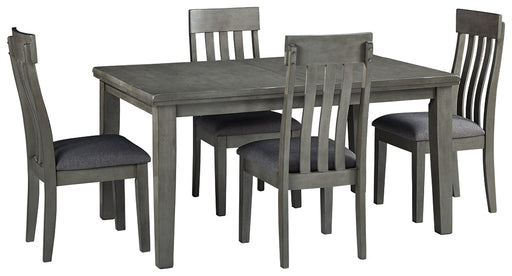 Hallanden Dining Table and 4 Chairs Royal Furniture