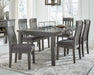 Hallanden Dining Table and 6 Chairs Royal Furniture