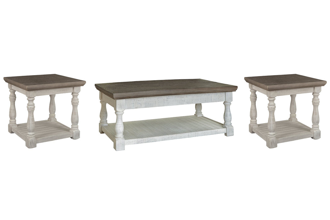 Havalance Coffee Table with 2 End Tables Royal Furniture