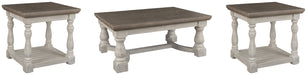 Havalance Coffee Table with 2 End Tables Royal Furniture