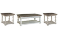 Havalance Coffee Table with 2 End Tables Royal Furniture