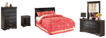 Huey Vineyard Full Sleigh Headboard with Mirrored Dresser, Chest and Nightstand Royal Furniture