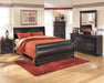 Huey Vineyard Queen Sleigh Bed with Mirrored Dresser, Chest and 2 Nightstands Royal Furniture