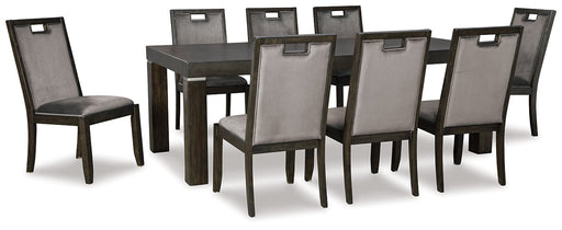 Hyndell Dining Table and 8 Chairs Royal Furniture