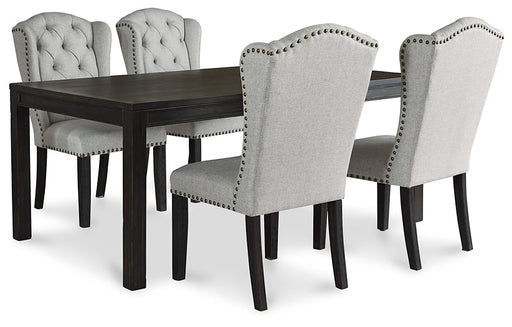 Jeanette Dining Table and 4 Chairs Royal Furniture