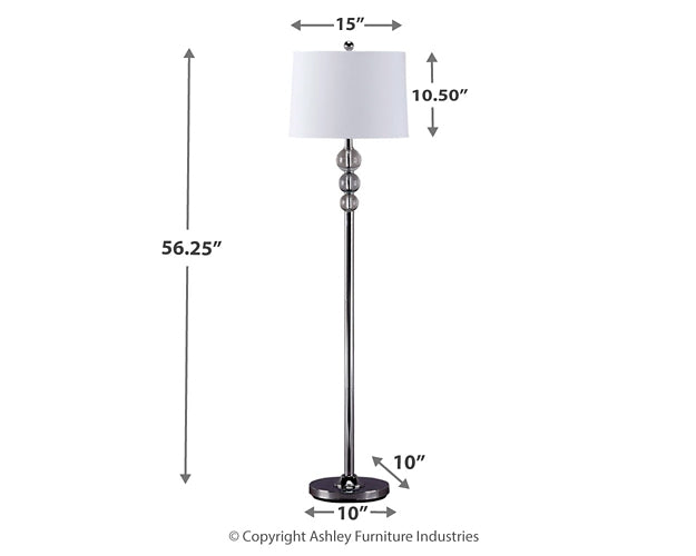 Joaquin Crystal Floor Lamp (1/CN) Royal Furniture