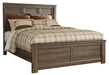 Juararo King Panel Bed with Mirrored Dresser, Chest and 2 Nightstands Royal Furniture