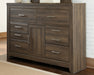 Juararo Queen Panel Headboard with Dresser Royal Furniture