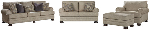 Kananwood Sofa, Loveseat, Chair and Ottoman Royal Furniture