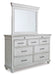 Kanwyn King Panel Bed with Mirrored Dresser, Chest and Nightstand Royal Furniture