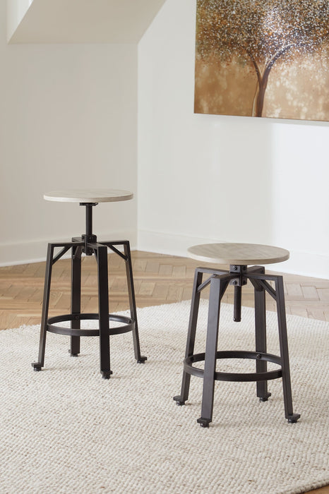 Karisslyn Swivel Stool (2/CN) Royal Furniture