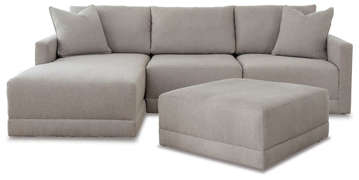 Katany 3-Piece Sectional with Ottoman Royal Furniture