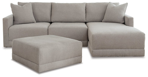 Katany 3-Piece Sectional with Ottoman Royal Furniture