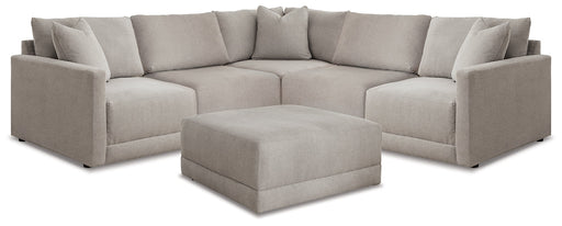 Katany 5-Piece Sectional with Ottoman Royal Furniture