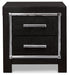 Kaydell King Upholstered Panel Bed with Mirrored Dresser, Chest and Nightstand Royal Furniture