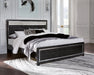 Kaydell King Upholstered Panel Bed with Mirrored Dresser, Chest and Nightstand Royal Furniture