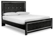 Kaydell Queen Upholstered Panel Bed with Dresser Royal Furniture