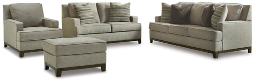 Kaywood Sofa, Loveseat, Chair and Ottoman Royal Furniture