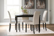 Kimonte Dining Table and 4 Chairs Royal Furniture