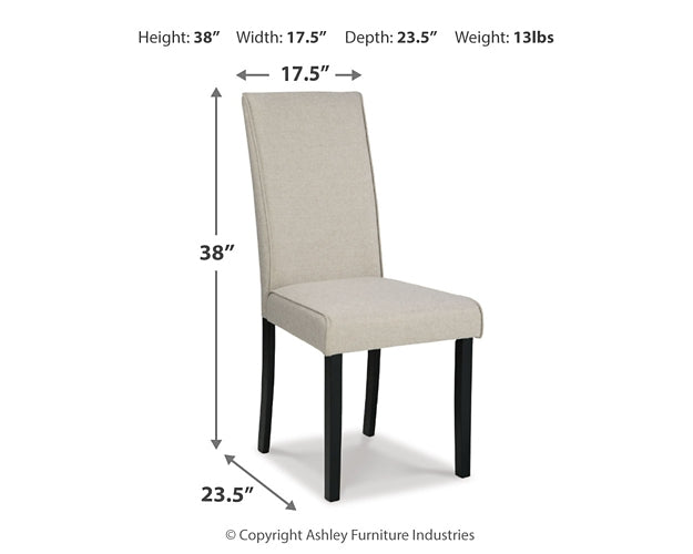 Kimonte Dining Table and 4 Chairs Royal Furniture