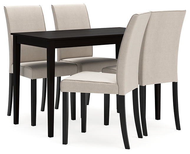 Kimonte Dining Table and 4 Chairs Royal Furniture