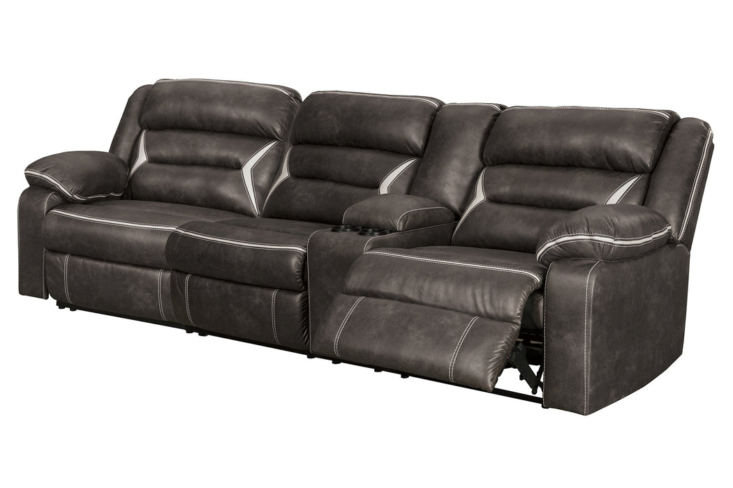 Kincord 2-Piece Sectional with Recliner Royal Furniture