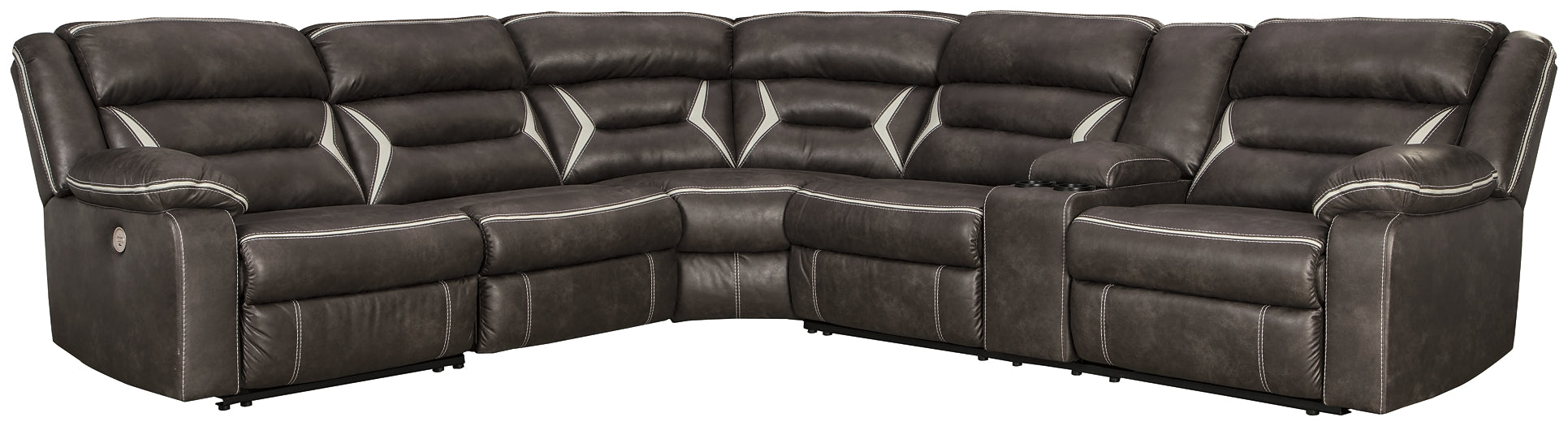 Kincord 4-Piece Sectional with Recliner Royal Furniture