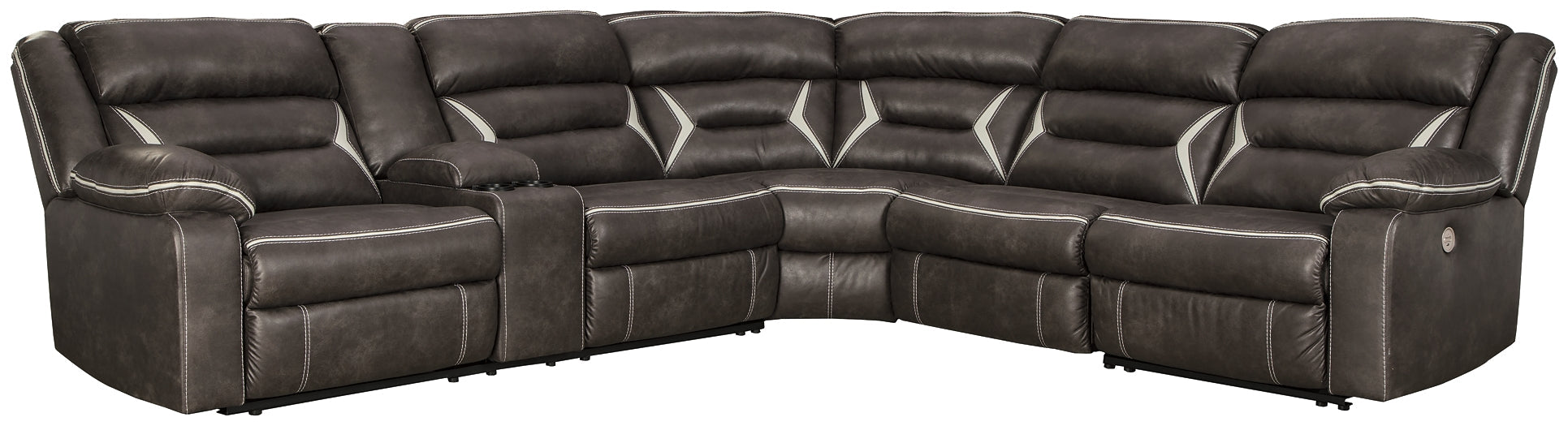 Kincord 4-Piece Sectional with Recliner Royal Furniture