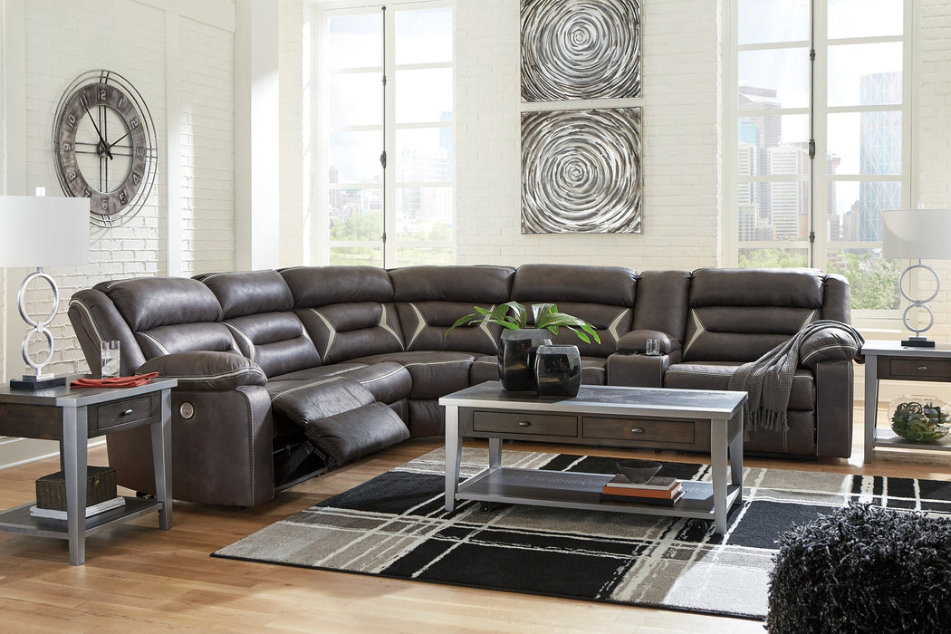 Kincord 4-Piece Sectional with Recliner Royal Furniture