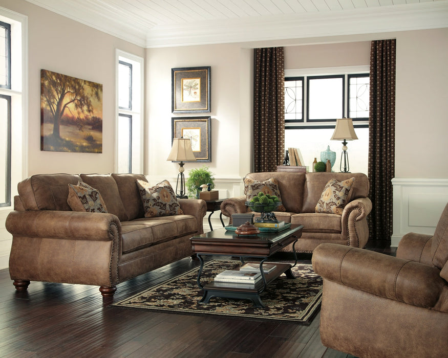 Larkinhurst Sofa, Loveseat and Recliner Royal Furniture