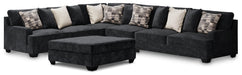 Lavernett 4-Piece Sectional with Ottoman Royal Furniture