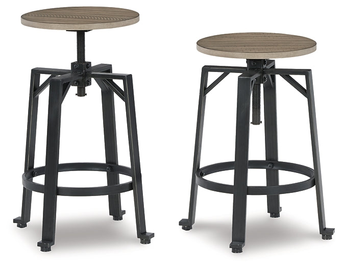 Lesterton Swivel Stool (2/CN) Royal Furniture